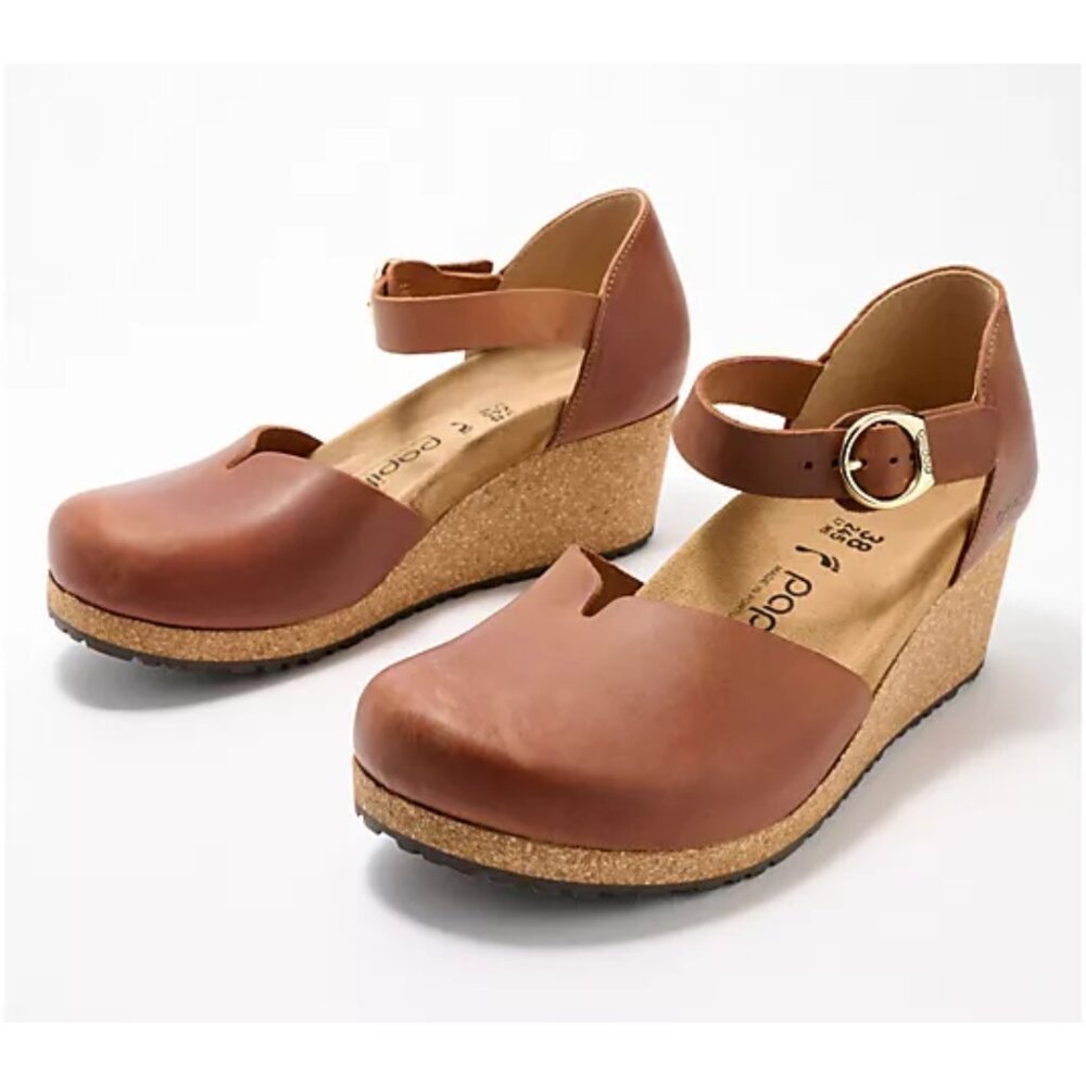 Papillio by Birkenstock Wedge - Mary Color: Cognac